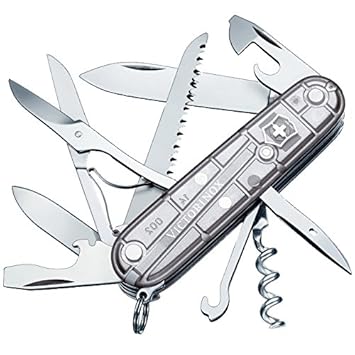 Victorinox 1.3713.T7 Huntsman Silvertech Swiss Army Knife (Silver)