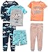 Simple Joys by Carter's Baby, Little Kid, and Toddler Boys' 6-Piece Snug Fit Cotton Pajama Set