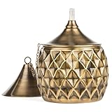 H Potter Outdoor Garden Torch Tabletop Deck Patio Citronella