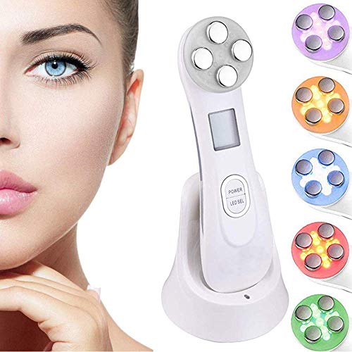 5in1 Facial Massager, 6 color Vibration Skin Firming Care for Face