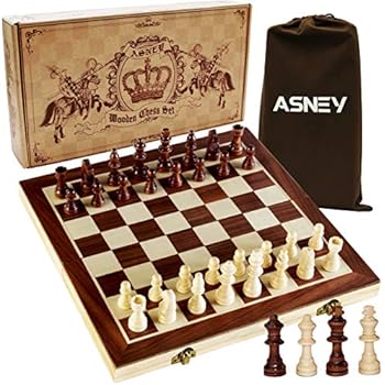ASNEY Upgraded Magnetic Chess Set, 15