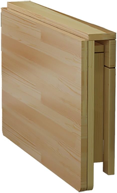 JTQMDD Solid Wood Side Table Hanging Table Wall Mounted Computer Table Folding Dining Table Folding table (Size : 120 * 50cm)