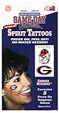 NCAA Georgia Bulldogs Tattoo Waterless