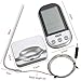 Digital Wireless Meat Cooking Thermometer w/Meat Brush By EliteMeat | Best Remote BBQ, Oven, Smoker, Grill Kitchen Thermometer w/Timer For Indoor &Outdoor Use | Supreme Long Range | Free Extra Probe
