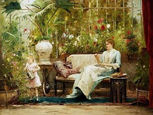 Amazon Com A Willing Helper Poster Print By Mihaly Munkacsy 11 X