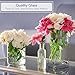 Royal Imports Flower Vase Glass Square Tapered Decorative Tabletop Centerpiece for Home Decor, Wedding Bouquet, Floral Gift Arrangement - Tall Square Tapered Shape, 10