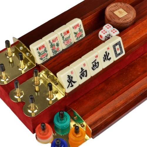 YMI American Mahjong (Mah Jongg Mahjongg) 166 Tiles Set w/ Racks "The Classic"