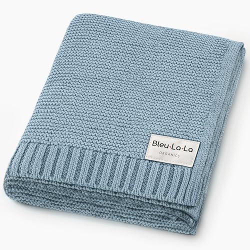 Bleu La La Heritage Knit Blanket