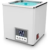 LAB FISH BHS-1 Lab Water Bath, 3L Digital Thermostatic Heater | 3L capacity, precision heating, stainless steel tank, for lab sample warming &amp; incubation