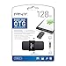 PNY 128GB Duo Link USB 3.1 Type-C OTG Flash Drive for Android Devices and Computers - External Mobile Storage for Photos, Videos, and More