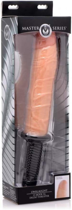 Master Series Onslaught 13 Mode Vibrating Dildo Thruster, X-Large - Image 3