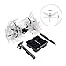 [21ft 30 Led] Solar Outdoor Dragonfly Lights Outside String Lighting , 8 Mode (Steady, Flash), Waterproof, Fairy Decorations for Patio, Garden, Yard, Fence, Christmas Tree, Holiday (Multi Color)