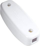 Ghulumn White Plastic In-line Cord Light Switch Rocker view 3
