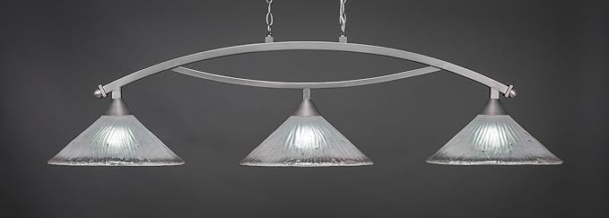 brushed nickel pool table light