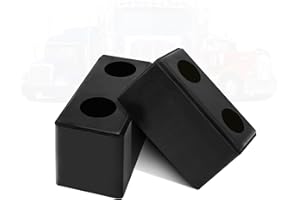 ZIQUN Heavy Duty Rubber Molded Dock Bumper, 5-9/10" x 2-3/5" x 3-1/10" Molded Bumper Dock Buffer for Semi Truck, Truck, Trail
