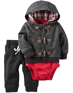 Carter's Baby Boys 3-Piece Short-Sleeve Safari Bodysuit (9 Months)