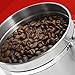 Airtight Coffee Canister By VENZZI | Coffee Storage Vault | Stainless Steel Airtight Canister With Co2 Valve | Container Great for Ground or Coffee Beans | FREE SCOOP AND FILTER