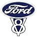 Vintage Ford V8 Decal 5.5