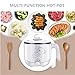 DCIGNA Electric Hot Pot, Noodles Cooker, 1.5L Stainless Steel Hot Pot - Perfect for Ramen, Egg, Pasta, Dumpling, Soup, Porridge, Oatmeal