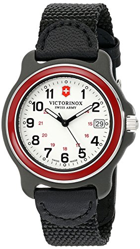 Victorinox Men's 249088 Original Analog Display Swiss Quartz Black Watch