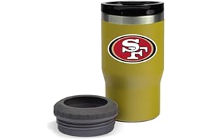 The Memory Company Officially Licensed NFL Stainless Steel Cooler Caddie - Insulated Beverage Holder Vacuum Insulated Cooler Caddie, Perfect for Tailgating, Game Day, and Outdoor Events