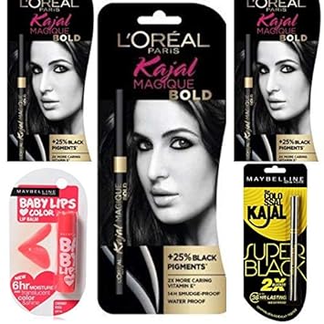 Kajal Hub Stylish Kajal for Women Pack of 4