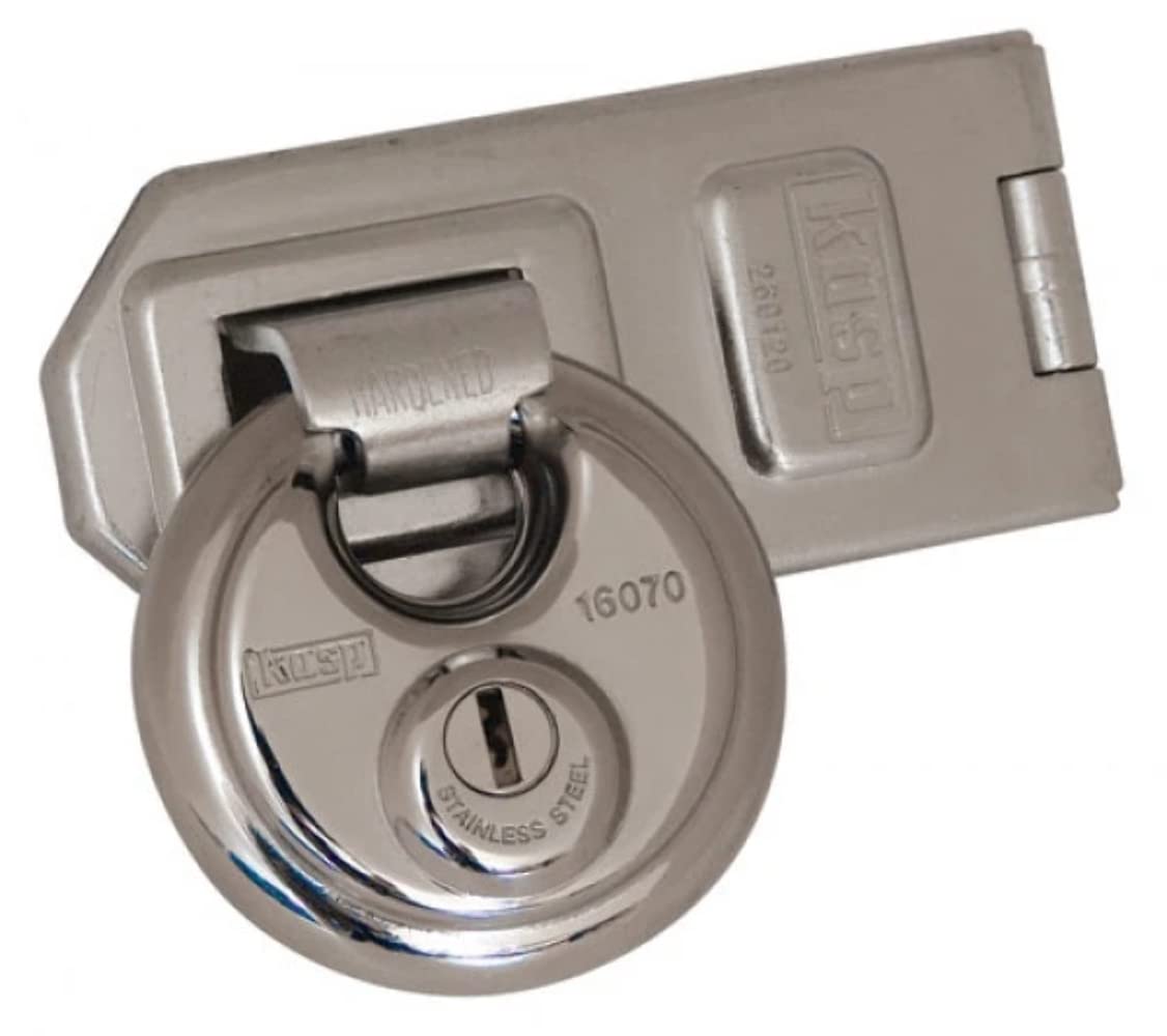 Kasp Disc Padlock 70mm K16070 & Hasp K260120