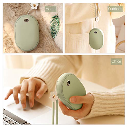 SmartDevil Rechargeable Hand Warmers, 10000mAh Long-Lasting Heating Electronic Hand Warmer, Large Battery, Reusable, Great for Women, Men, Outdoor Sports, in Cold Winter