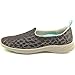Vionic Women's Orthotic Mesh Shoes Slip-on Sneakers Agile Hydra Black (8, Medium)