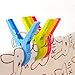GikBay Beach Towel Clips, Towel Holder in 4 Fun Bright Colors for Beach Chair or Pool Loungers on Your Cruise, Keep Towel from Blowing Away, Set of 8