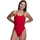 JOLYN Alyssa Fixed Back Women's Athletic One Piece Swimsuit for Competitive Swimming, Lifeguarding, Diving, Medium Coverage