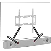 Barkan Soundbar Mount, Adjustable Bracket for Mounting Above or Under The TV, Sizes 13-80 inch, Fits Most of Sound Bars Up to
