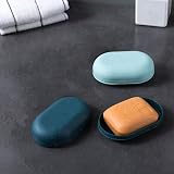 SoftcuteLee Soap Dish with Lid 2PCS Leakproof Travel Soap Case view 4
