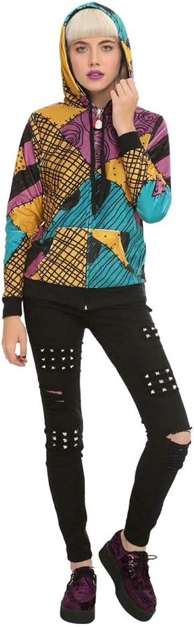 jack and sally reversible hoodie