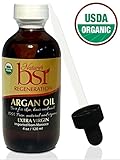 Nature's bsr Moroccan Argan Oil, Certified Organic, 100% Pure, Cold Press , Unrefined for Face, Hair, Skin and Nail .