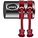 AKTIVX SPORTS LACES – No Tie Shoelaces that Lock – Replacement Elastic Shoelaces, Athletic Laces for Running Gear Accessories, Mens Womens or Kids Shoes, Fitness Exercise Equipment (Red)