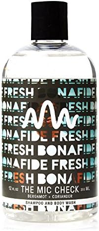 Bonafide Fresh Bergamot Coriander Scented Body Wash for Men - 12 oz