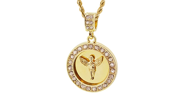 GIFTS INFINITY Gold Tone Round Guardian 