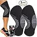PHYSIX GEAR SPORT Knee Support Brace - Premium Recovery & Compression Sleeve For Meniscus Tear, ACL, Running & Arthritis - Best Neoprene Wrap for Crossfit, Squats & Heavy Duty Workouts (1 PAIR Grey S)