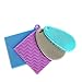 Silicone Sponges for Dishes - 4 Pack Dual-Sided Dish Scrubber and Sponge - Food Grade, BPA Free Silicone Dish Sponge & Housecleaning