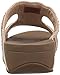 FitFlop Women's Glitzie Slide Sandal, Nude, 7 M US