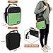 opux Premium Insulated Lunch Box, Soft School Lunch Bag for Kids Boys Girls, Leakproof Small Lunch Pail Men Women Work, Reusable Compact Cooler Tote Lunchbox for Office Adult, Heather Green