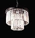 Saint Mossi 6-Lights Crystal Chandelier Modern Farmhouse Chandelier,Crystal Pendant Light Fixtures in Farmhouse Pendant Light Style,H14 x D18,Chain Adjustable
