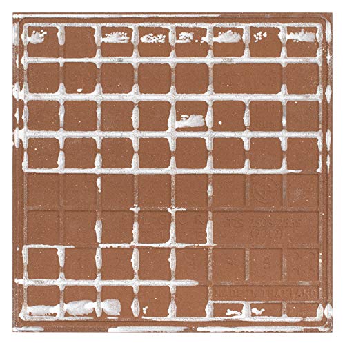 SomerTile Bracara 7.75x7.75 Ceramic Floor & Wall Tile - Black/Grey/White Fleur-de-Lis Pattern (Classic)
