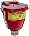 Justrite 08201 Steel Small Safety Drum Funnel with Self Closing Cover, 1 qt Capacity, 4-1/2