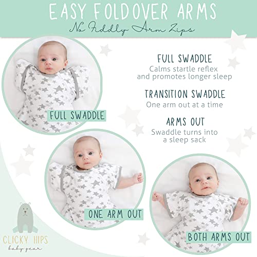 Swaddle Sack with Arms Up, Allows Babies Hips to Move Freely, fits