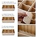 4 Sets Adjustable Drawer Dividers Junk Drawer Organizer Jewelry Socks Underware Containers Khaki
