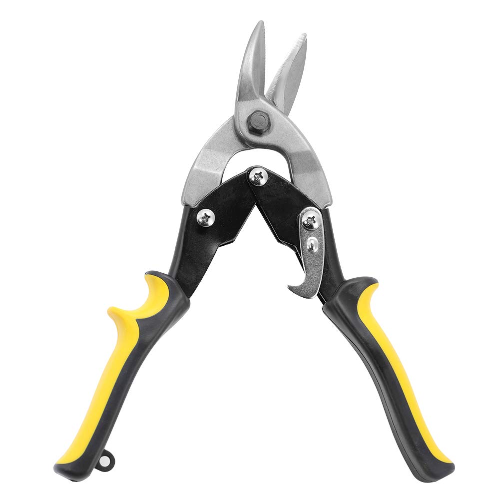 Aviation Snip Left Cut Offset Tin Cutting Shears Chrome Vanadium Steel Aviation Cutters 9.6inch Aviation Tins Snips for Iron Sheet - Image 5