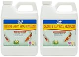 API pond (2 Pack) Mars Fishcare Pondcare Chlorine and Heavy Metal Neutralizer 32 Ounce