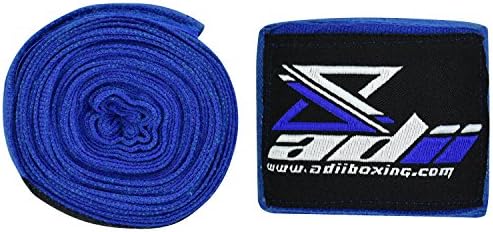 ADii Professional Elasticated Boxing Hand Wraps 180" for Boxing Gloves MMA Muay Thai Hand Wraps for Men & Women Kickboxing Training Fist Protector Wrist Support Bandages